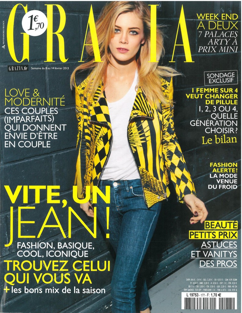 Grazia 8 Février 2013 cover