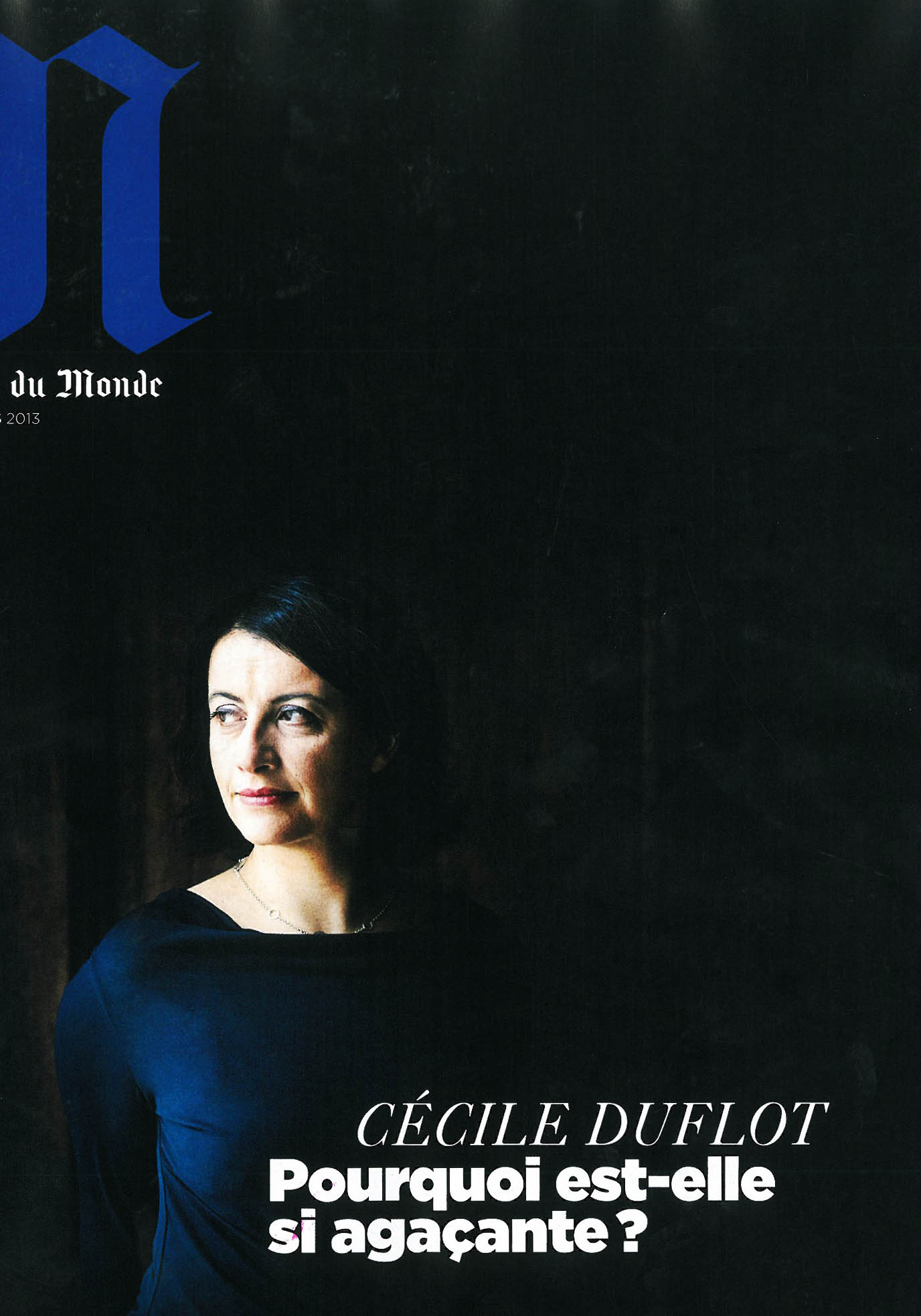 M le Monde 8 Mars 2013 cover