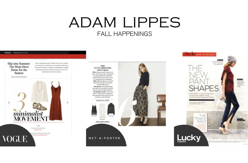 Adam Lippes- Fall Happenings