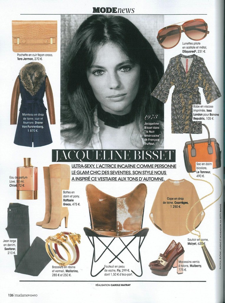 MADAME FIGARO  AUGUST 30TH AND 31ST Carole Matray