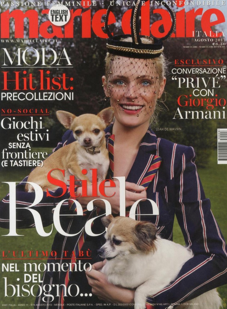Marie Claire ITA 2013-8-1 Cover