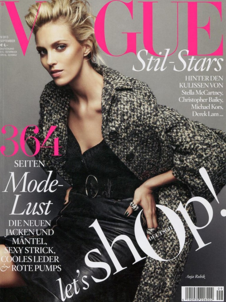 VOGUE GERMANY September 2013 cover