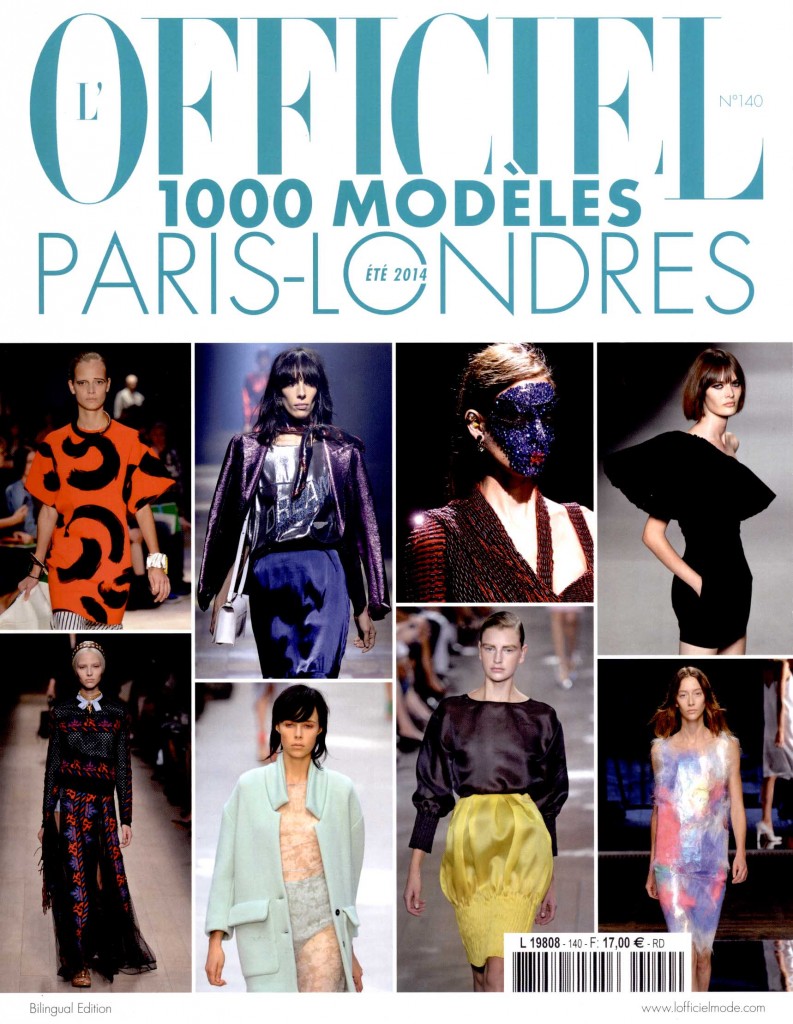 L'OFFICIEL 1000 MODELES PARIS-LONDRES S14 nov 13 GIAMBATTISTA VALLI cover