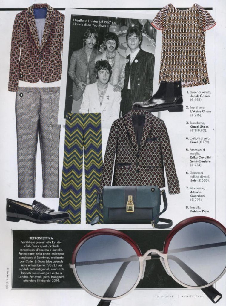 VANITY FAIR 13 Novembre 2013 pag. 155 TOTAL LOOK