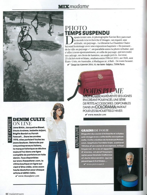 MADAME FIGARO DATED DECEMBER 13TH 2013 P1