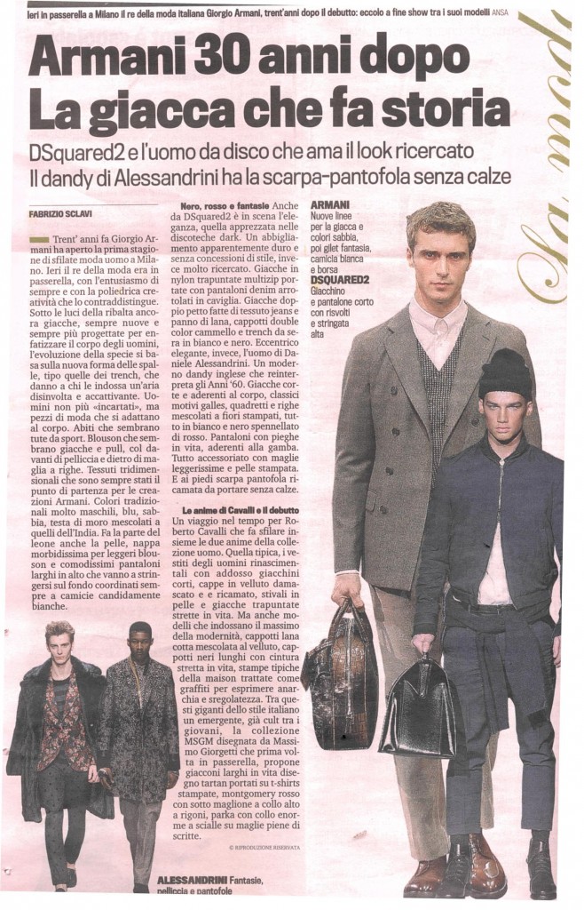 LA GAZZETTA DELLO SPORT- MSGM-15-1-14