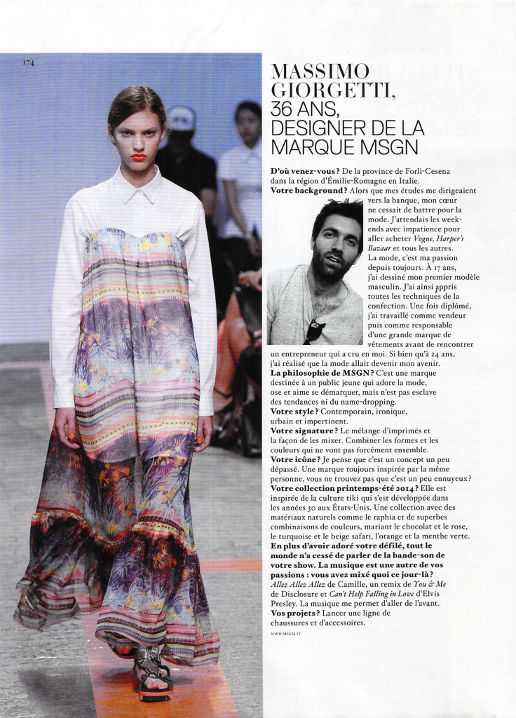 MSGM - JALOUSE - FEBBRAIO 2014