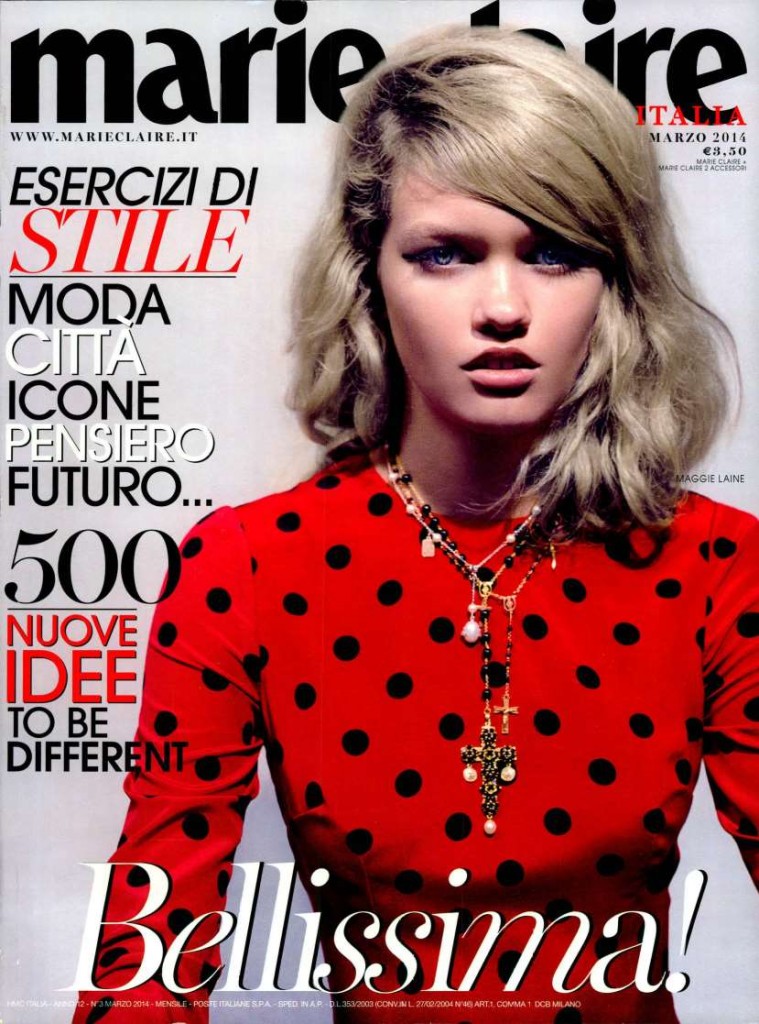 MARIE CLAIRE ITALIA March 2014 cover