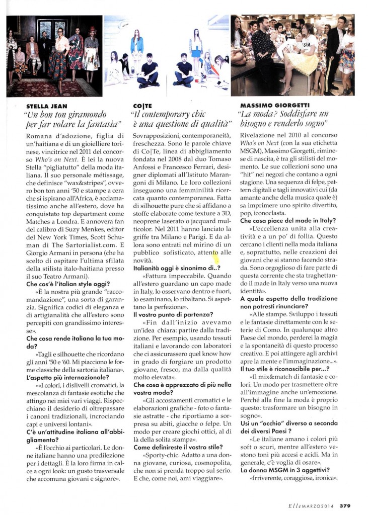 MSGM - ELLE - MARZO 2014 (2)