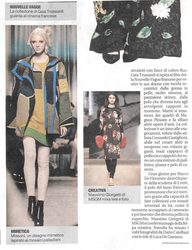 MSGM LA REPUBBLICA 24 FEB