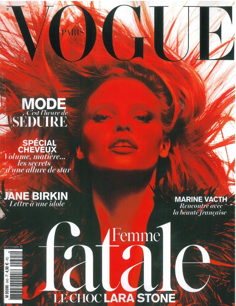 VOGUE DATED MARCH 2014 Cover