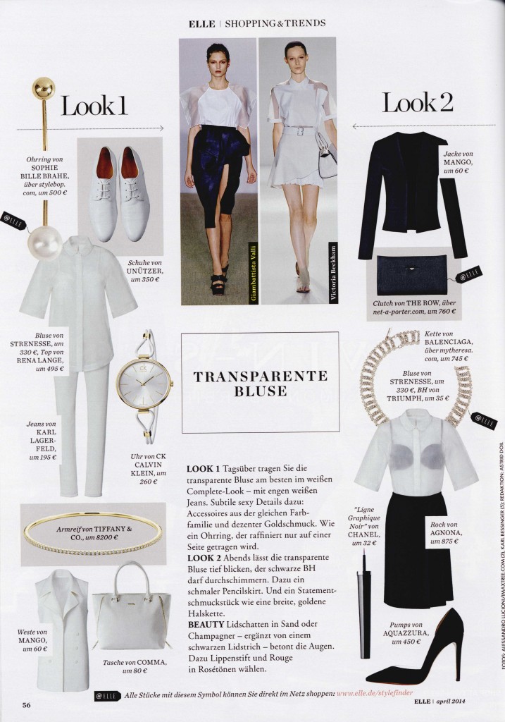 ELLE GERMANY apr 14 GIAMBATTISTA VALLI