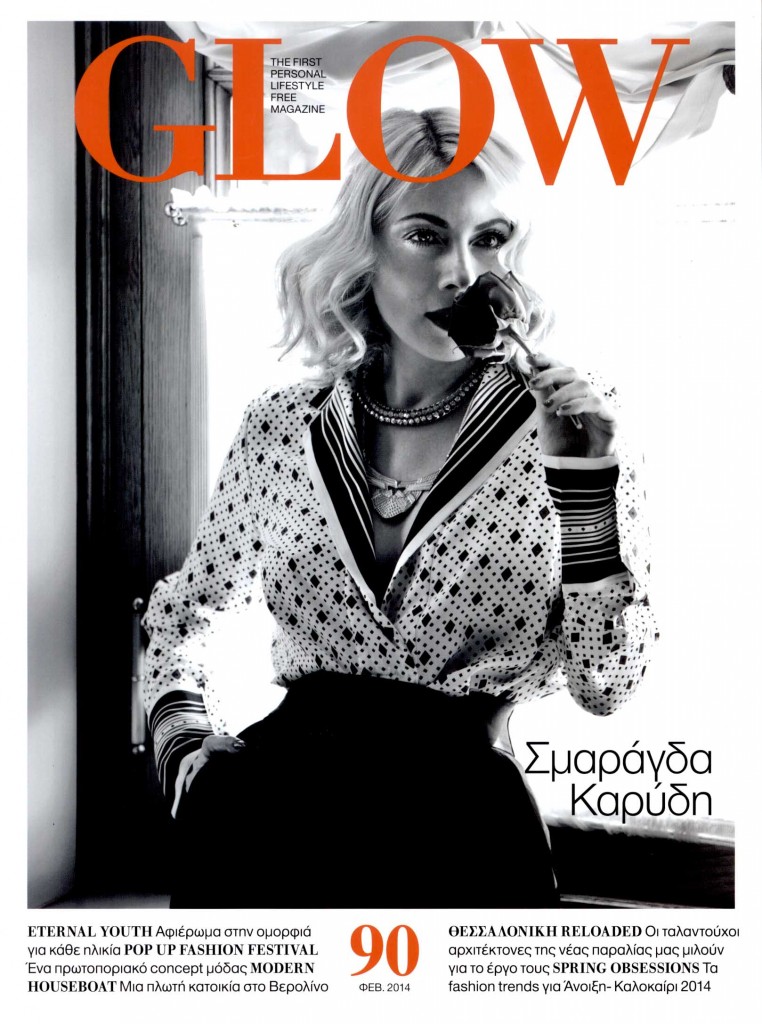 GLOW GREECE feb 14 GIAMBATTISTA VALLI cover