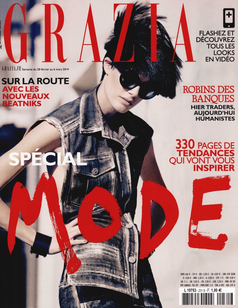 GRAZIA 28 feb 14 GIAMBATTISTA VALLI cover