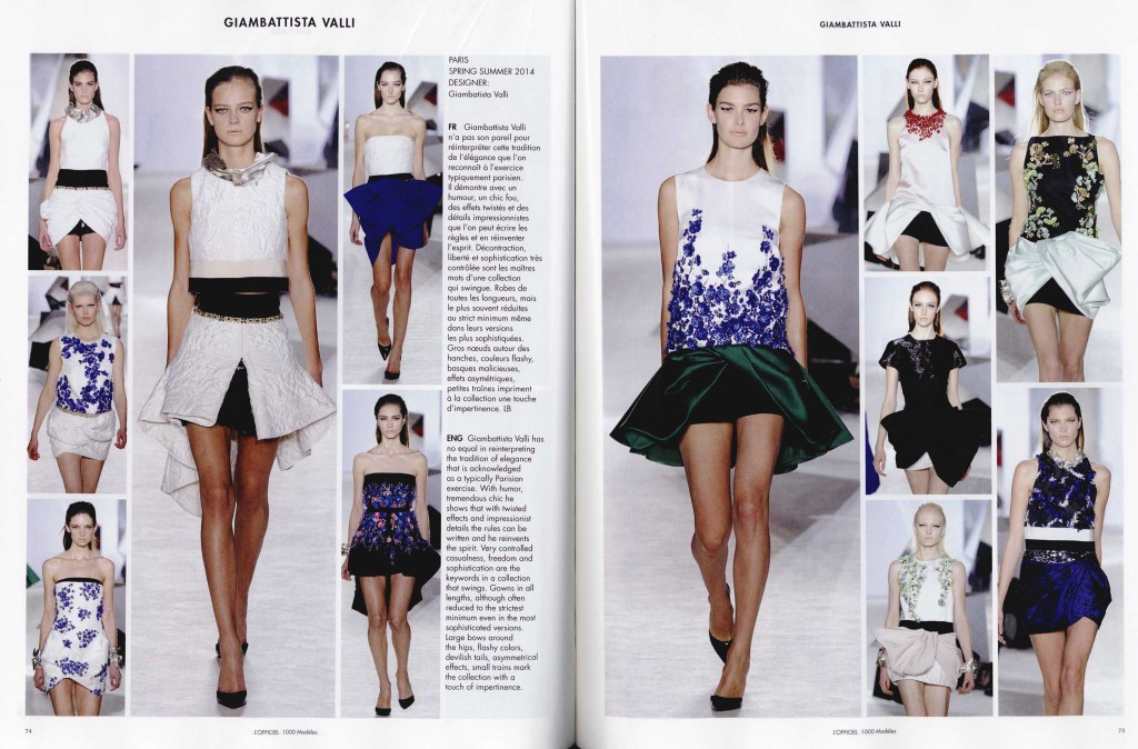 L'OFFICIEL 1000 MODELES feb 14 GIAMBATTISTA VALLI 1