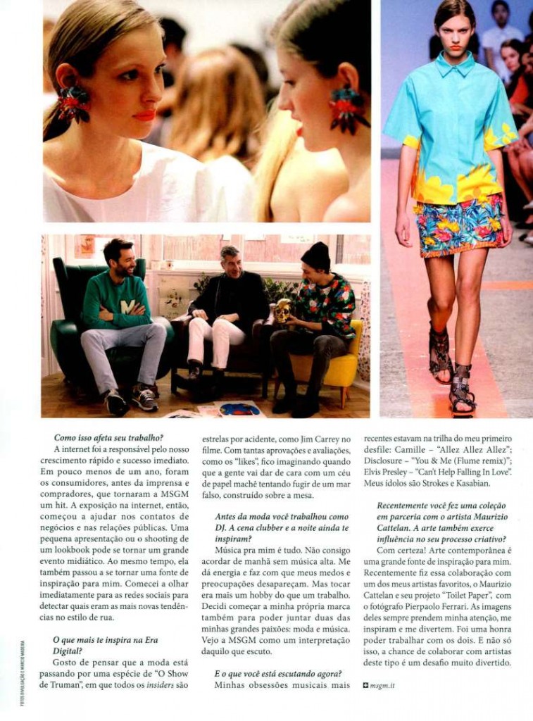 MSGM - L'Officiel BRA 2014-2-1 pag 45