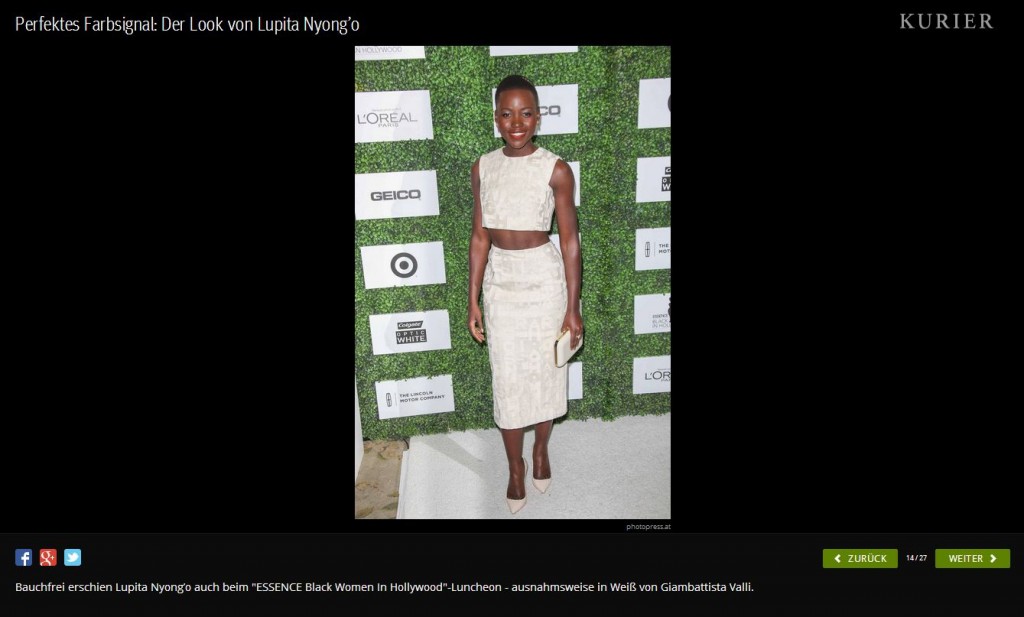 kurier.at 11 mar 14 GIAMBATTISTA VALLI Lupita Nyong'o