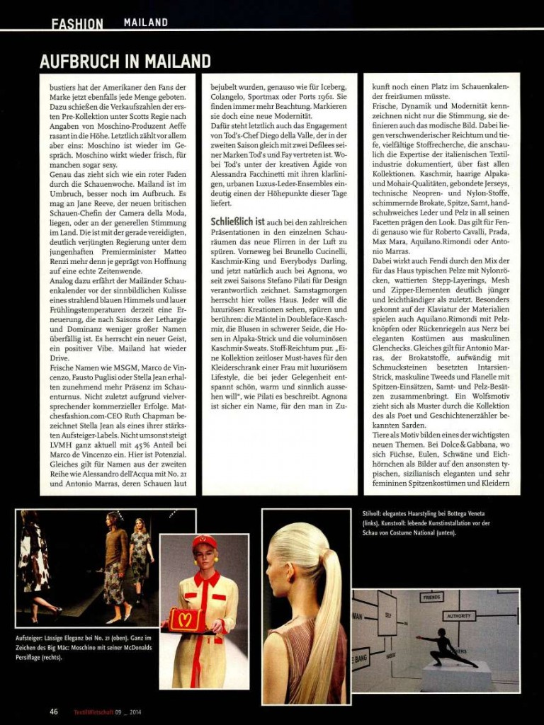 Textil Wirtschaft GER 2014-2-27 pag 46