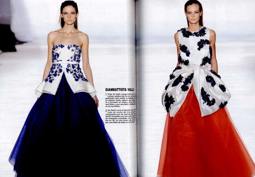 HOLA SPAIN Haute Couture Issue SS 14 GIAMBATTISTA VALLI 2