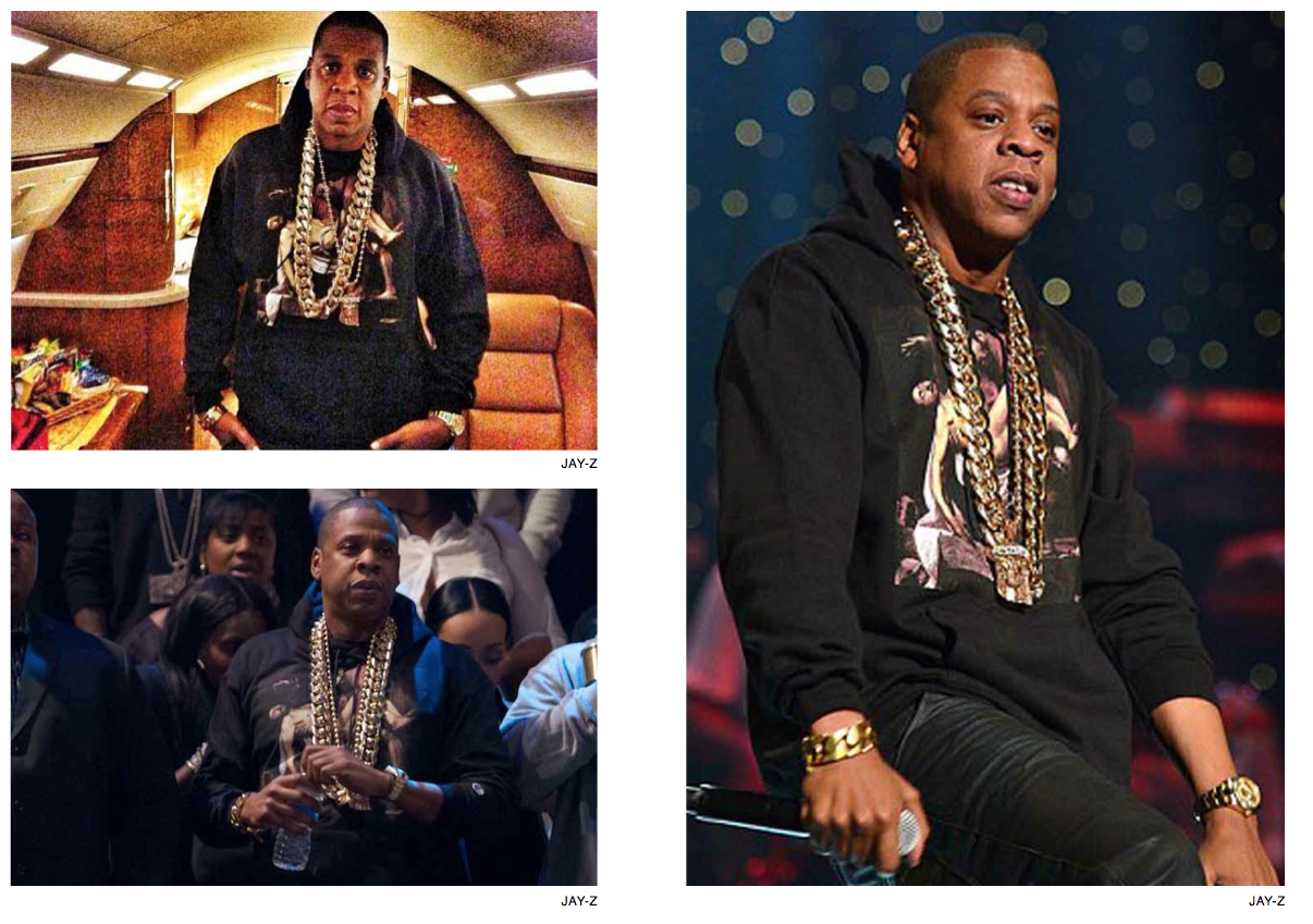 jay z wearing simpson shirt