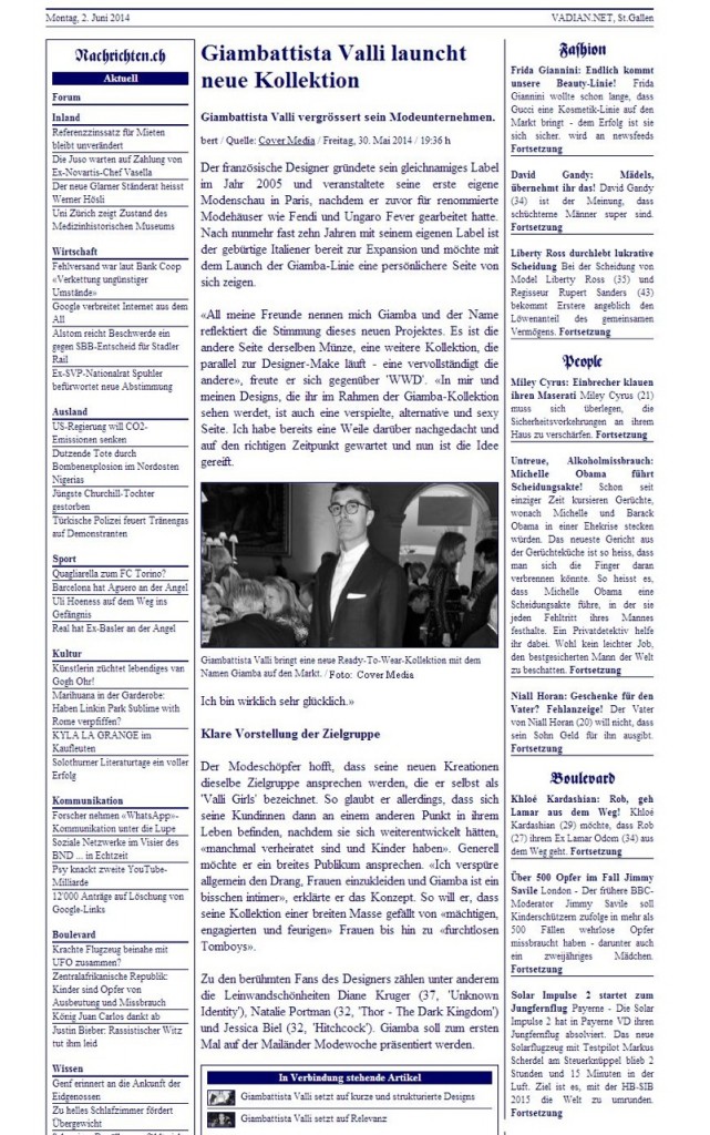 nachrichten.ch 30 may 14 GIAMBATTISTA VALLI