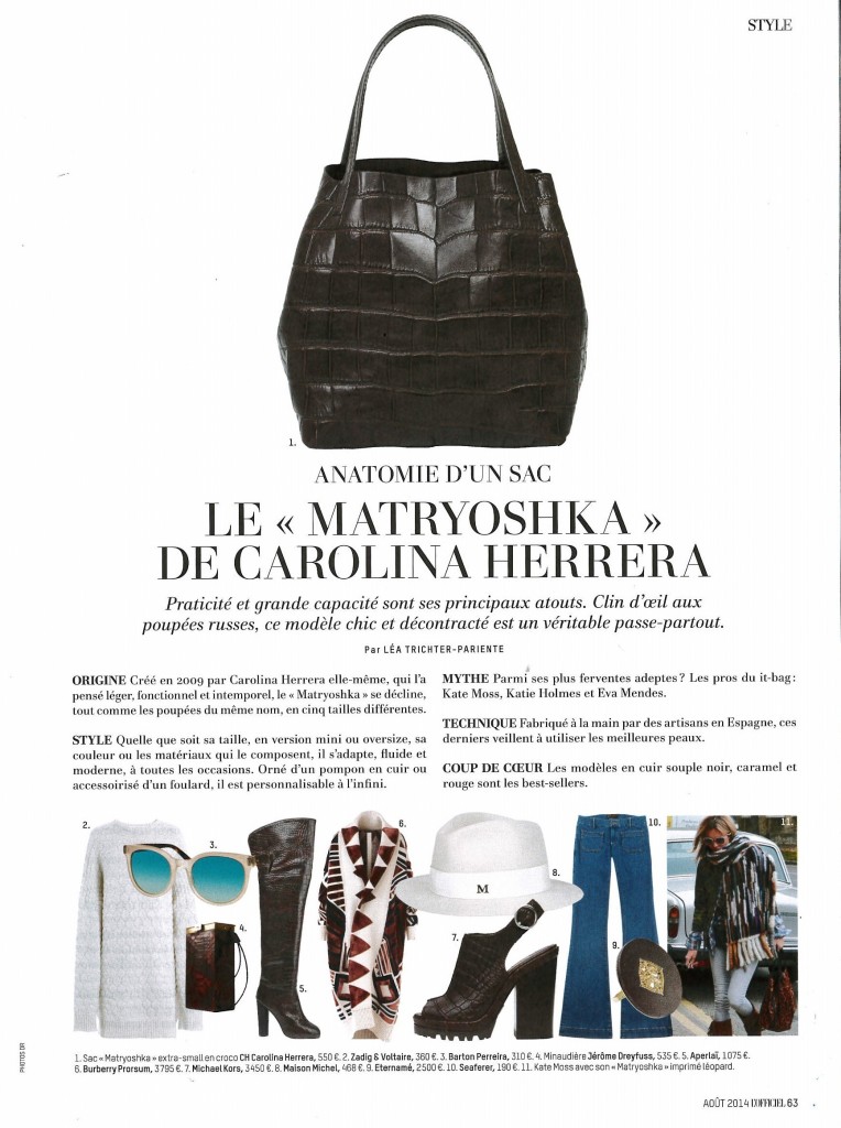 L'OFFICIEL DATED AUGUST 2014 Léa Trichter-Pariente