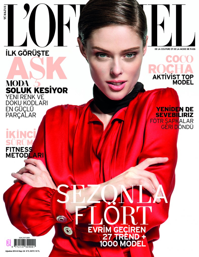 L'OFFICIEL  TURKIA - AUGUST 2014 - COVER