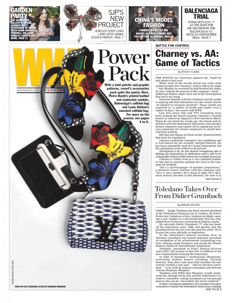 WWD_CHARLINEDELUCA_COVER_7.2.2014