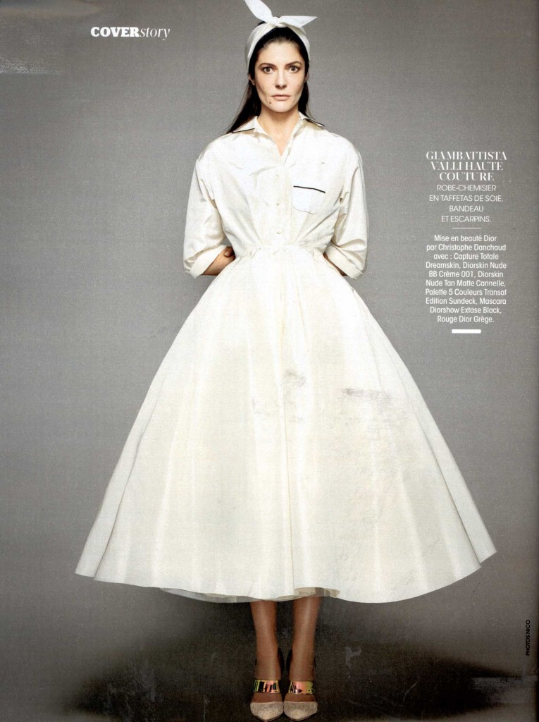 MADAME FIGARO 01 aug 14 GIAMBATTISTA VALLI 2 Chiara Mastroianni