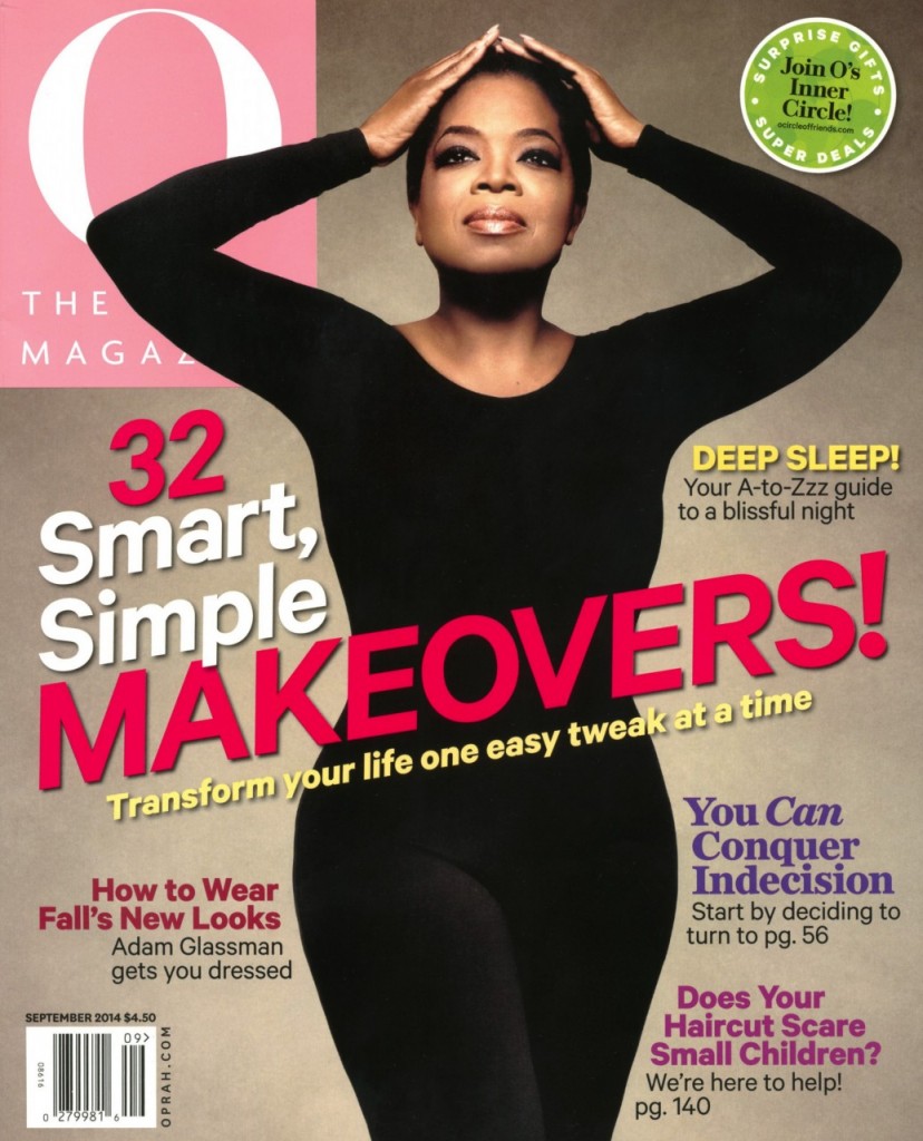 Suno - O, The Oprah Magazine - September 2014 Cover