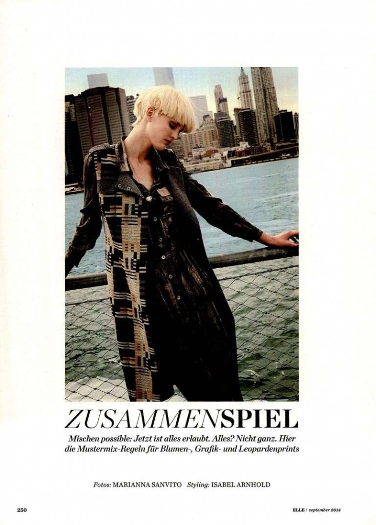 ELLE DE September 2014, pag 250