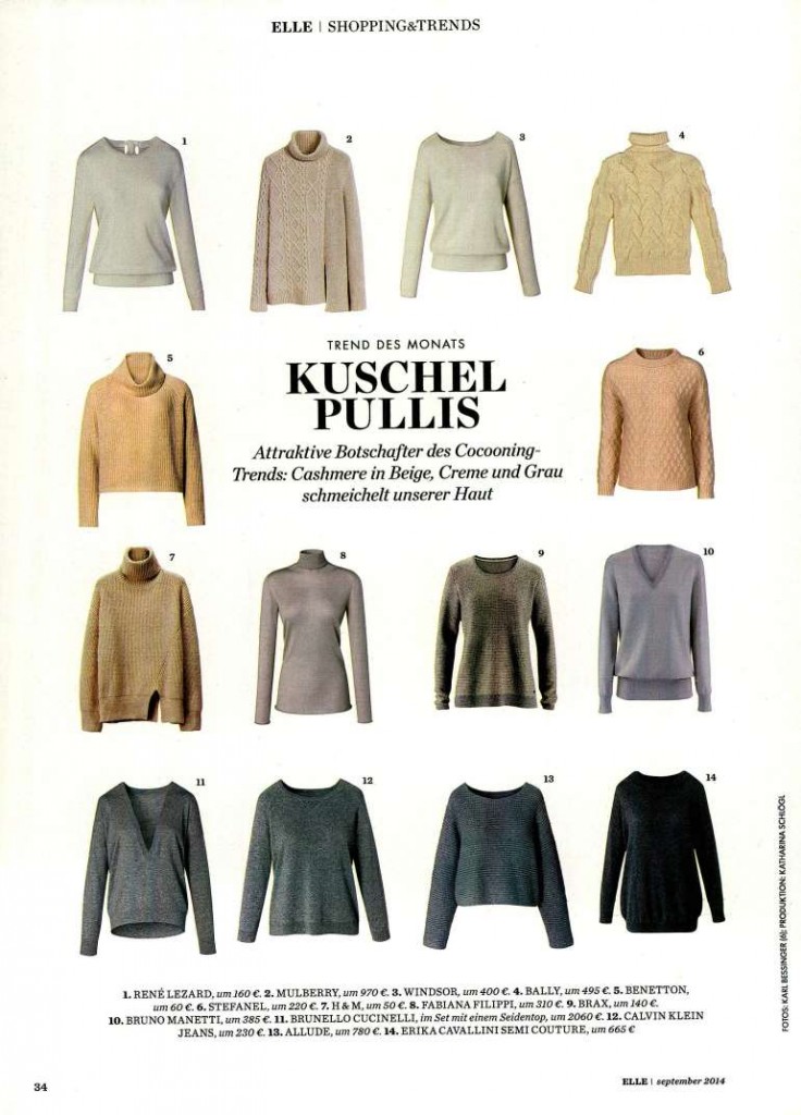 ELLE DE September 2014, pag 34