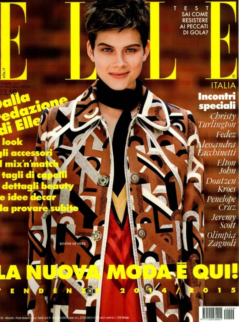 ELLE ITALIA September 2014, cover
