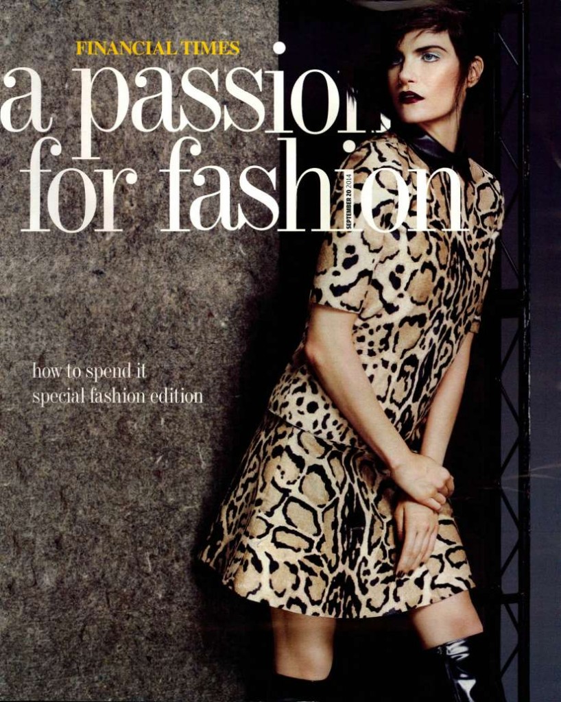Financial Times UK - A Passion for Fashion 2014-9-20 Cover