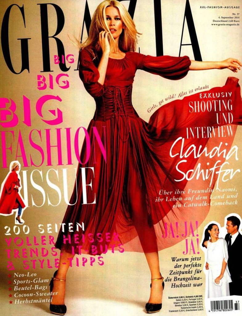 GRAZIA DE  - 04 SETTEMBRE 2014 - COVER