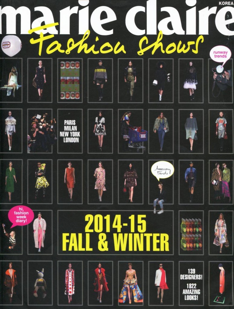 Marie Claire KOR - Fashion Shows 2014-8-1 Cover