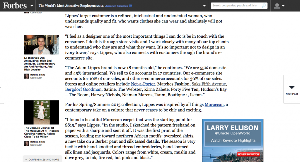 FORBES.COM AL CREDIT 30 SEPTEMBER 2014 - 3