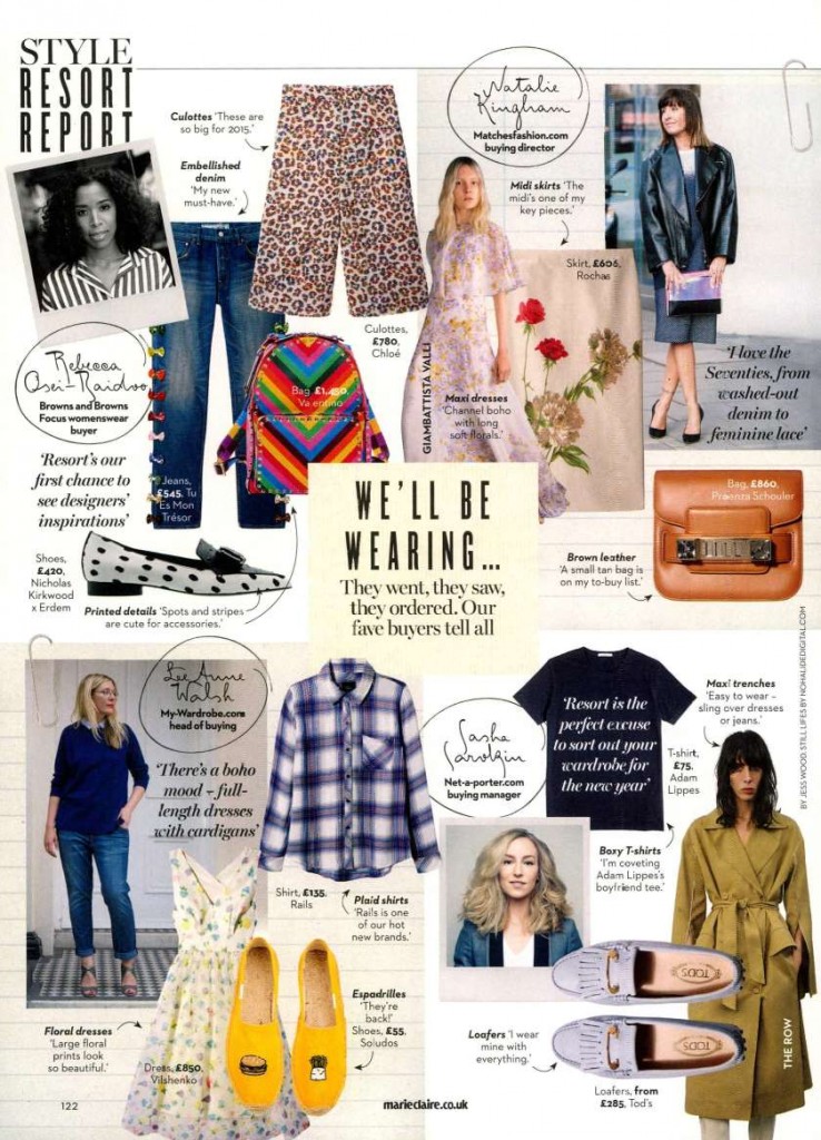 MARIE CLAIRE UK AL CREDIT NOVEMBER 2014