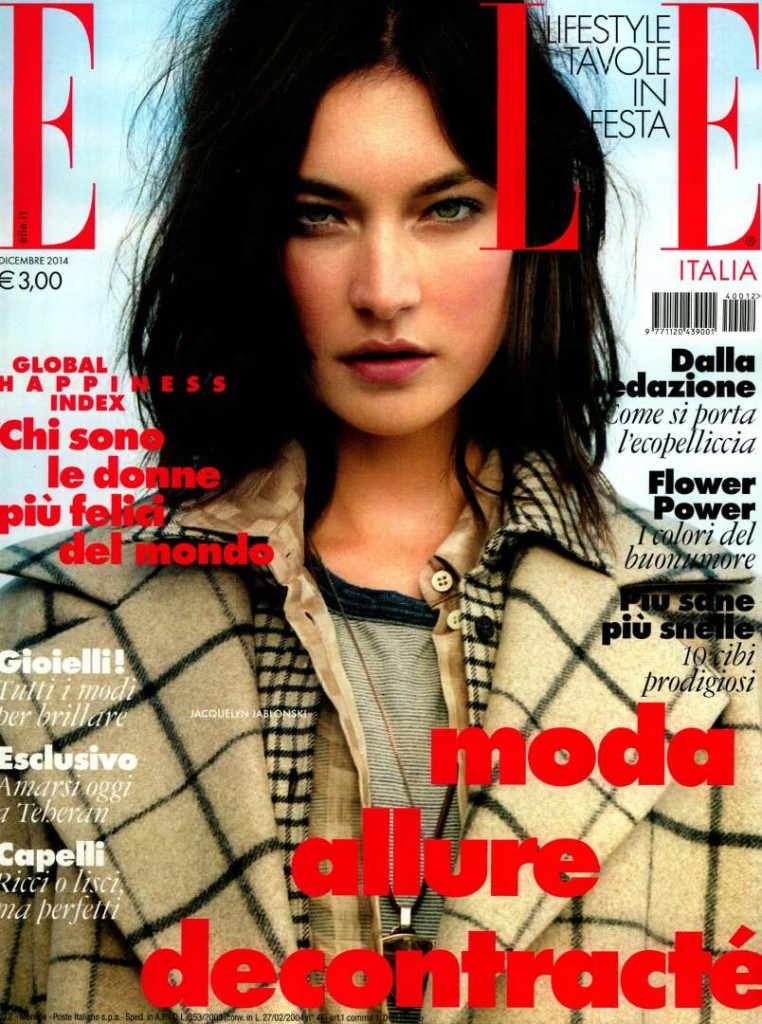 ELLE ITALIA, DECEMBER 2014 cover
