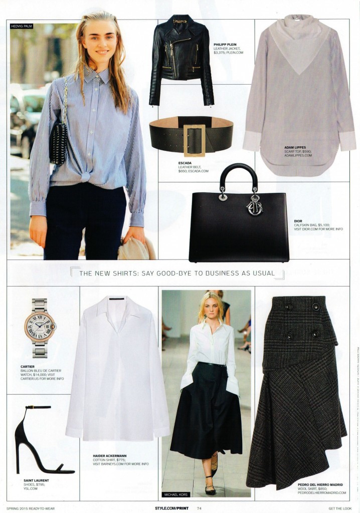 STYLE.COM PRINT AL CLIPPING SPRING 2015