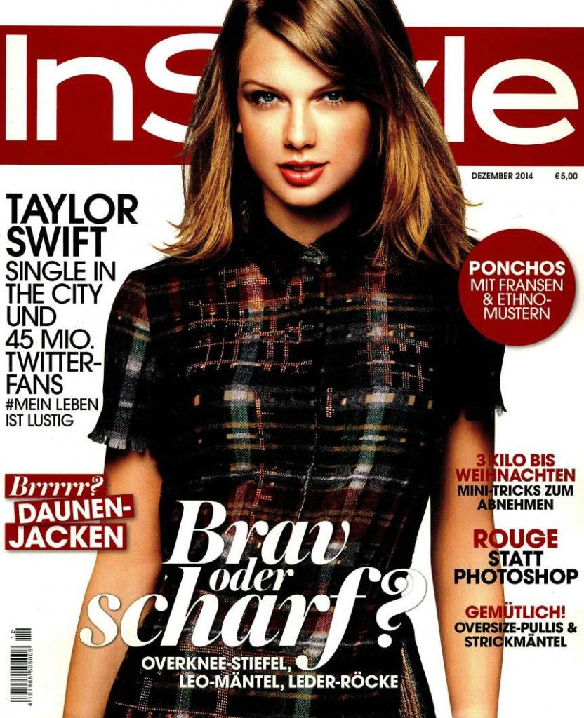 INSTYLE DE, DECEMBER 2014 cover