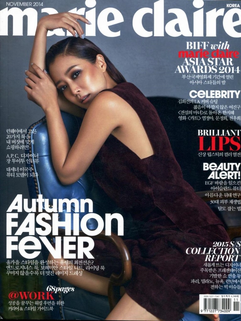 MARIE CLAIRE KOREA DATED NOVEMBER 2014 Cover