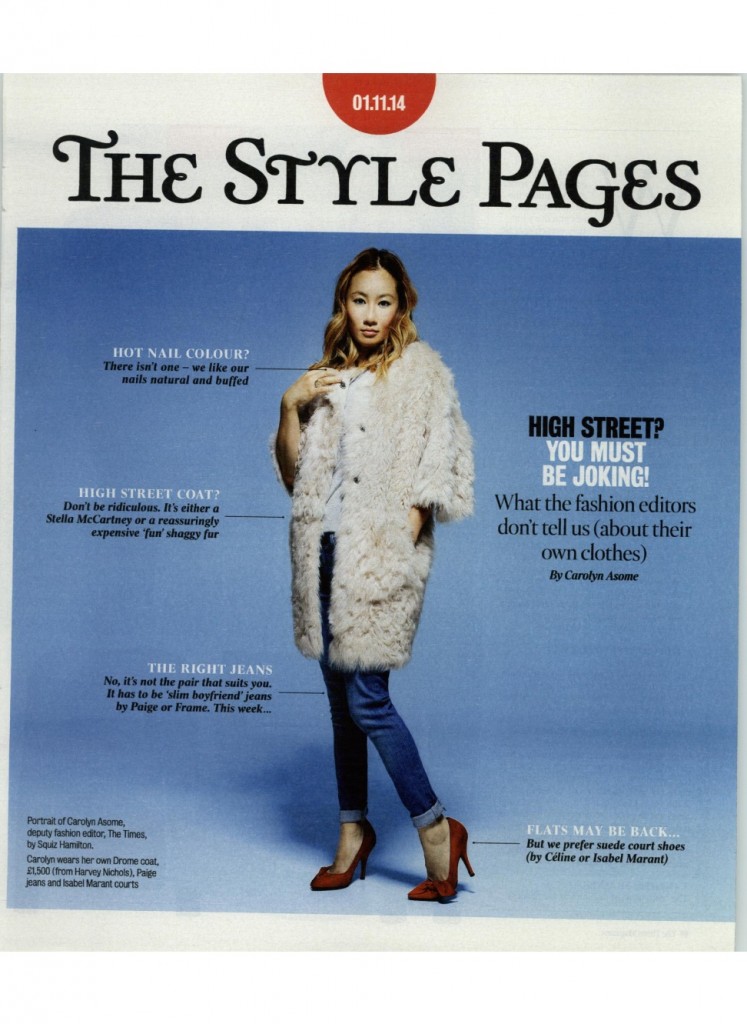 U.K. - THE TIMES MAGAZINE - DROME WOMEN - 65 - 01-11-2014_Image1
