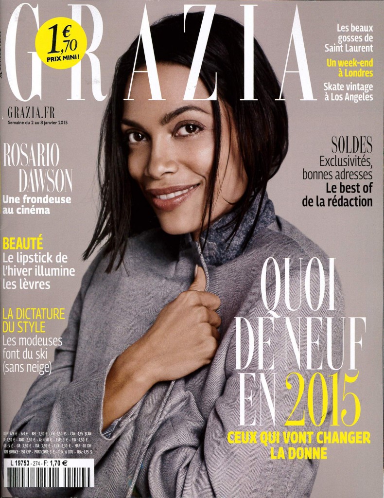 GRAZIA DATED JANUARY 2ND 8TH 2015 Cover
