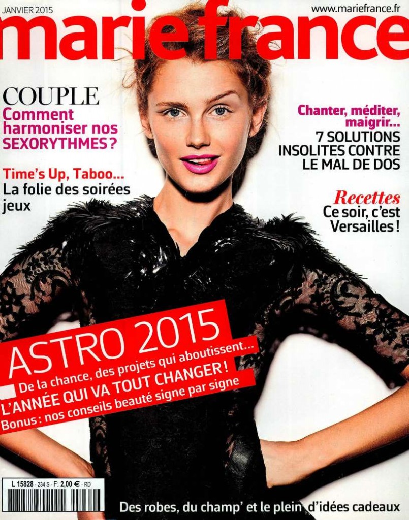 MARIE FRANCE DATED JANUARY 2015 Cover