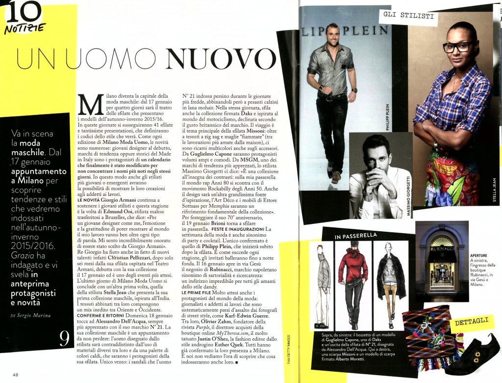 MSGM - GRAZIA ITA - 21JAN15