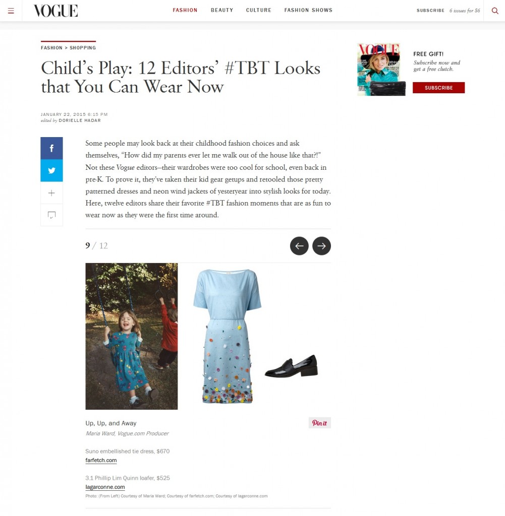 Suno - Vogue.com - January 22, 2015