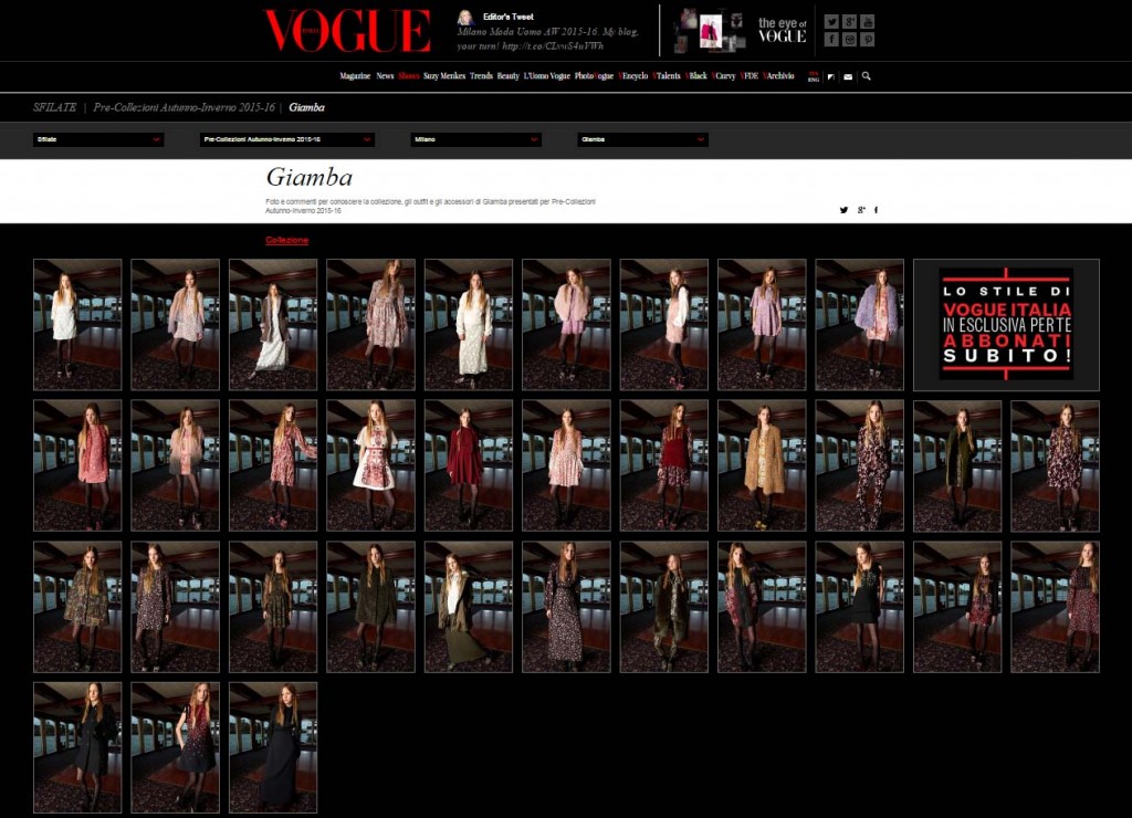 Vogue.it 20.01.15