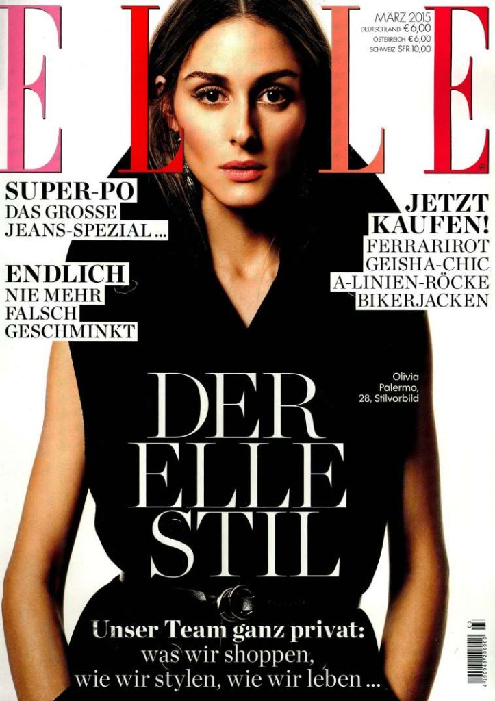 ELLE DEUTSCH March 2015, cover