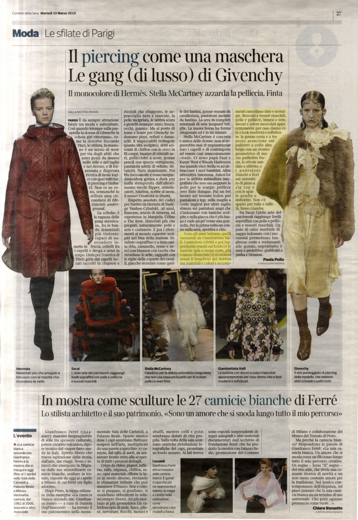Corriere della Sera 10.03.15 p.27
